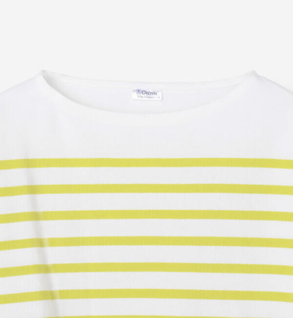 ORCIVAL「ORCIVAL | ラッセル ボートネック5分袖Tシャツ WOMEN」|Tシャツ・カットソー|