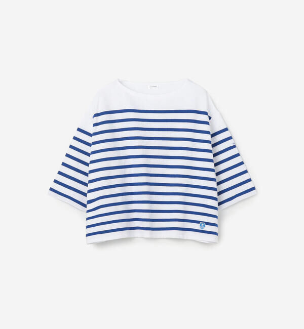 ORCIVAL「ORCIVAL | ラッセル ボートネック5分袖Tシャツ WOMEN」|Tシャツ・カットソー|