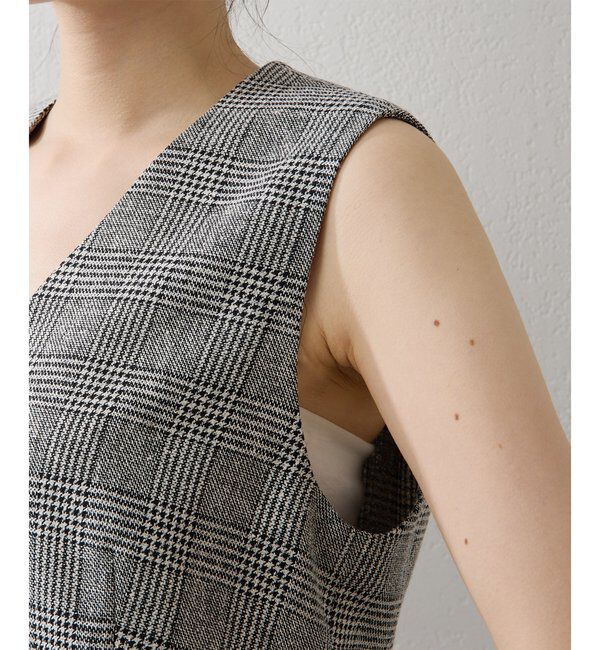  「ノーカラーベスト」|ベスト・ジレ|