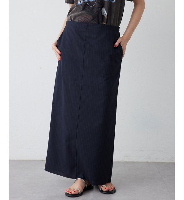  「Iラインスリットスカート」|スカート|