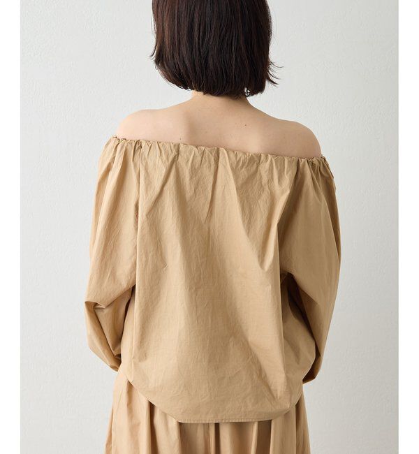  「タイプライターオフショルブラウス」|シャツ・ブラウス|