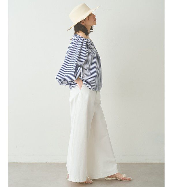  「タイプライターオフショルブラウス」|シャツ・ブラウス|