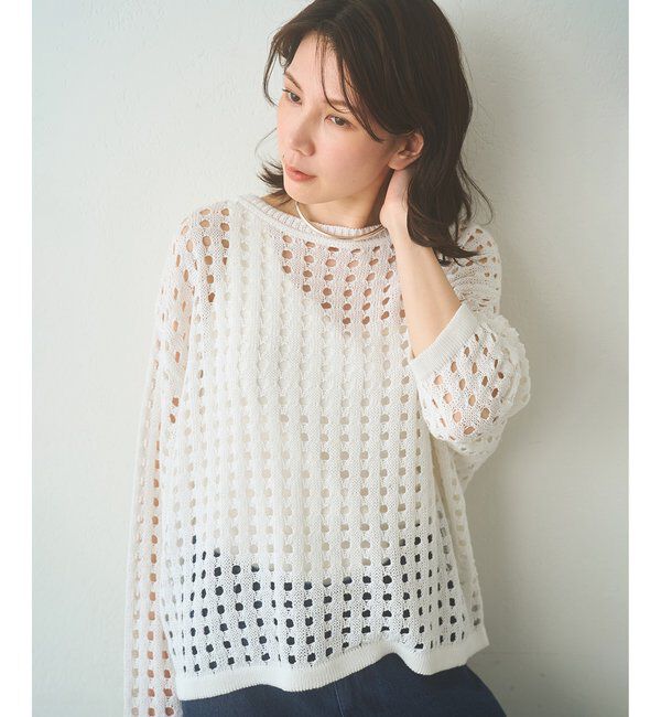 Drawing Numbers「【Drawing Numbers】アイレットニット」|ニット・セーター|