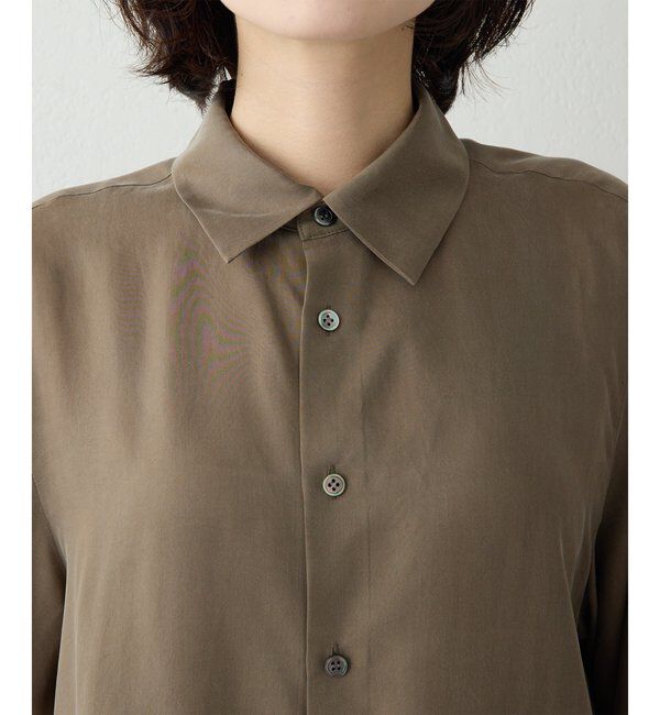  「キュプラフィブリルシャツ」|シャツ・ブラウス|