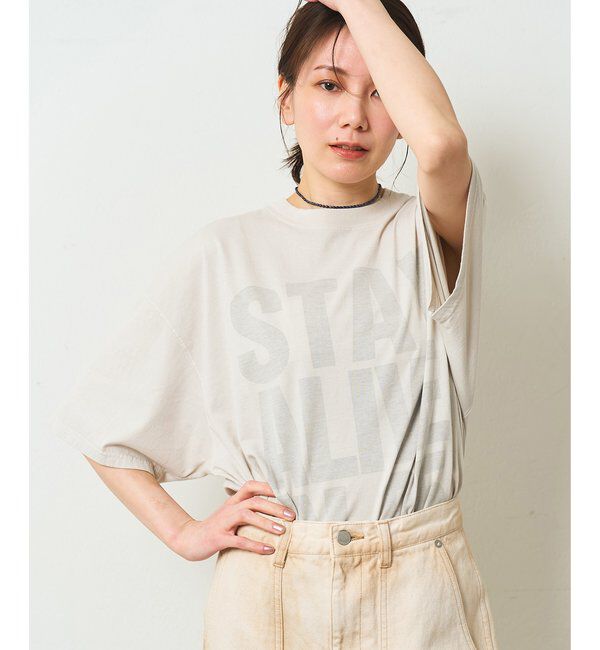  「【KATHARINE HAMNETT】別注バックプリントTシャツ」|Tシャツ・カットソー|