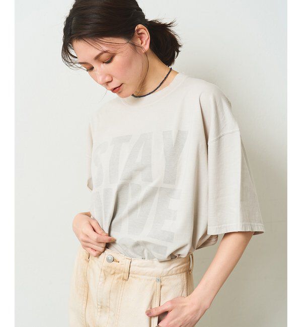  「【KATHARINE HAMNETT】別注バックプリントTシャツ」|Tシャツ・カットソー|