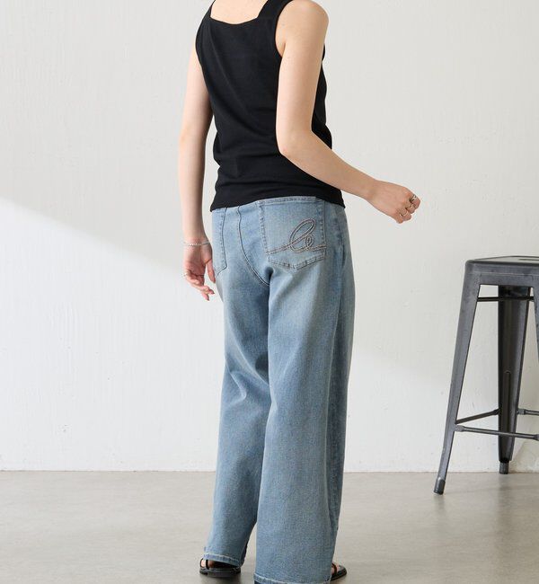  「 シアー切り替えスクエアタンクトップ」|Tシャツ・カットソー|