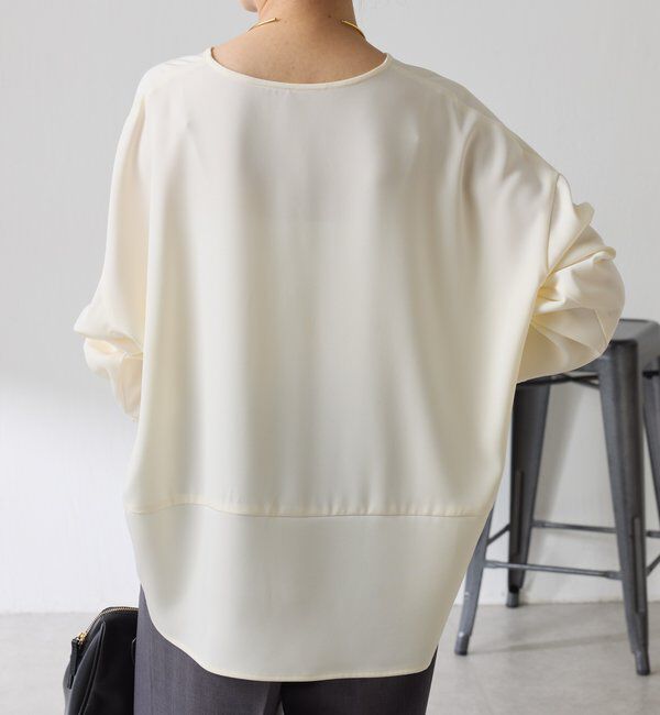  「スキッパーオーバーブラウス」|シャツ・ブラウス|