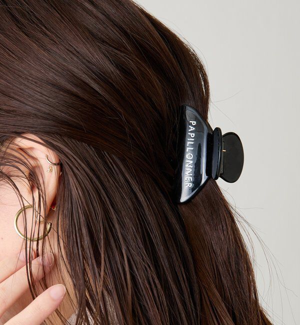  「【PAPILLONNER/パピヨネ】ロゴヘアクリップ」|リング|