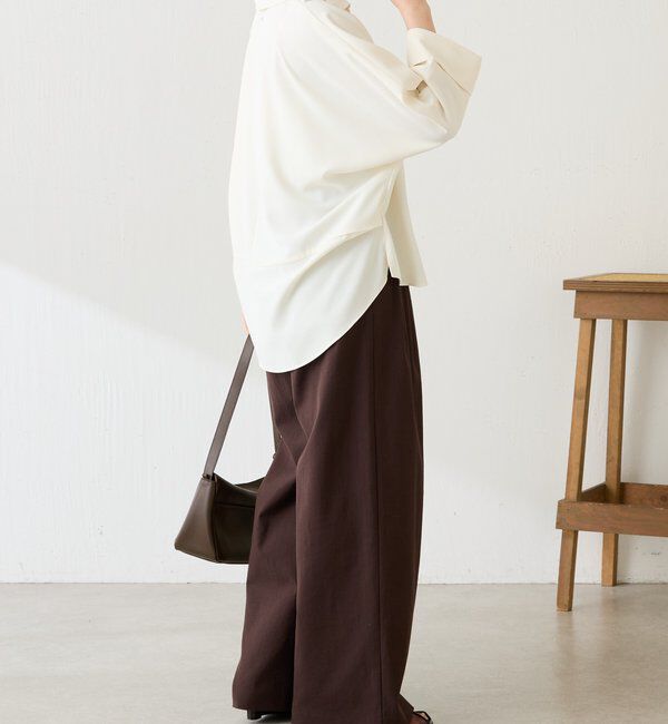  「ジャージスキッパードルマンブラウス」|シャツ・ブラウス|