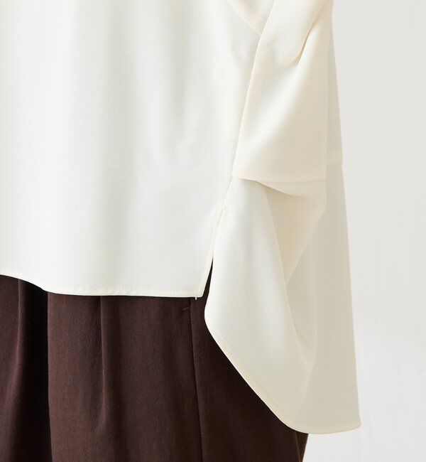  「ジャージスキッパードルマンブラウス」|シャツ・ブラウス|