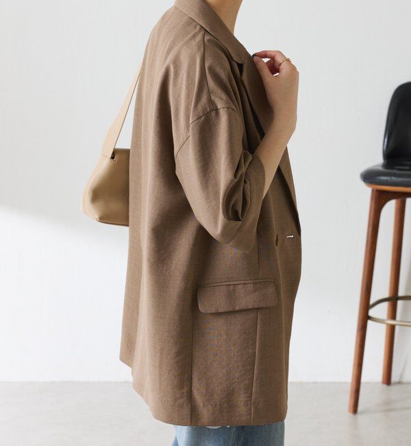  「【冷房/紫外線対策】シアーハーフスリーブジャケット」|ベスト・ジレ|