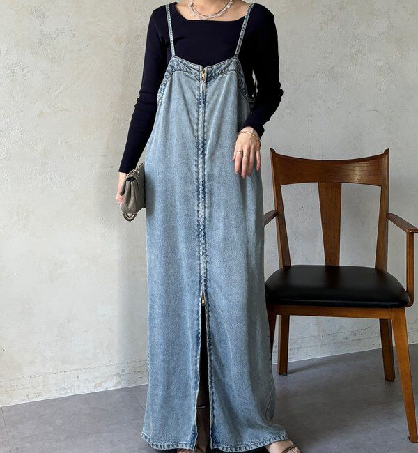  「【REI企画カラーあり】スクエアニットロングスリーブプルオーバー」|ニット・セーター|