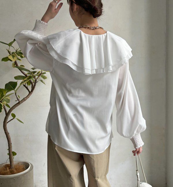  「ラッフルブラウス」|シャツ・ブラウス|