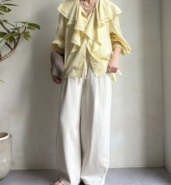  「ラッフルブラウス」|シャツ・ブラウス|