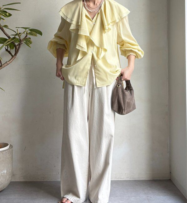  「ラッフルブラウス」|シャツ・ブラウス|