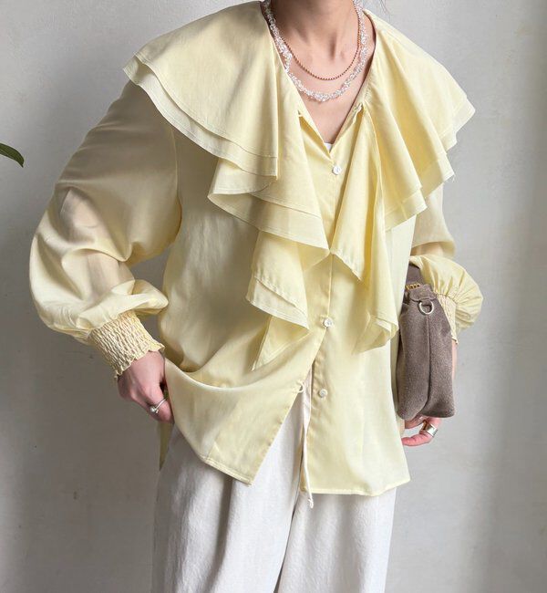  「ラッフルブラウス」|シャツ・ブラウス|