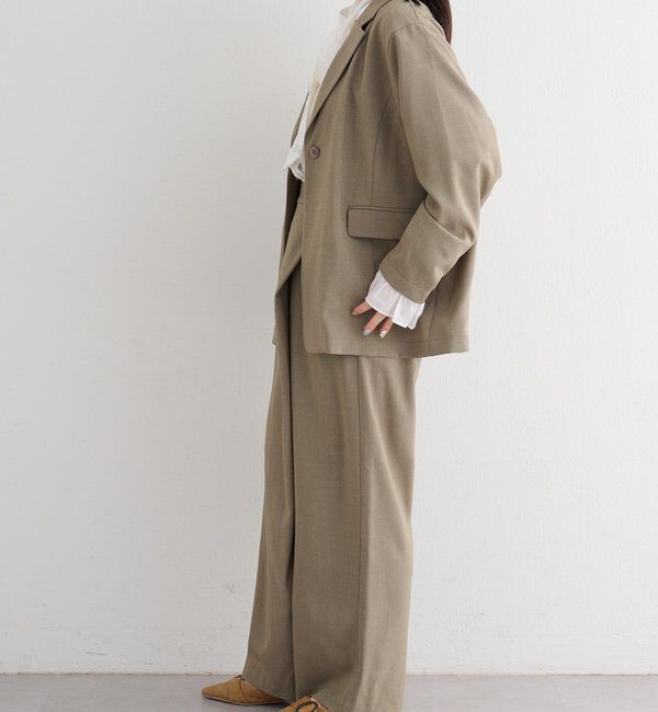  「【セットアップ対応/S.Mサイズ展開】B シャンブレーラップスラックス」|その他|