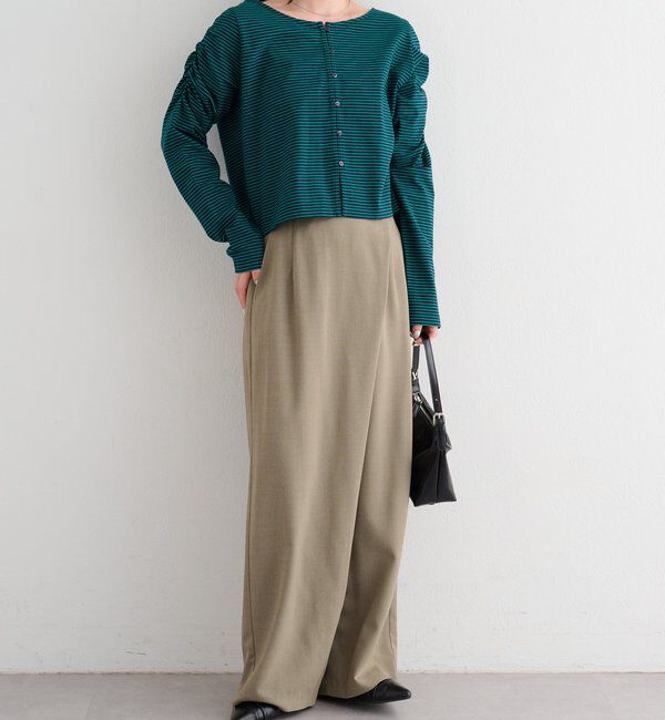  「【セットアップ対応/S.Mサイズ展開】B シャンブレーラップスラックス」|その他|