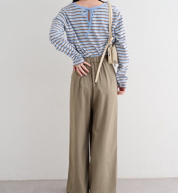  「【セットアップ対応/S.Mサイズ展開】B シャンブレーラップスラックス」|その他|