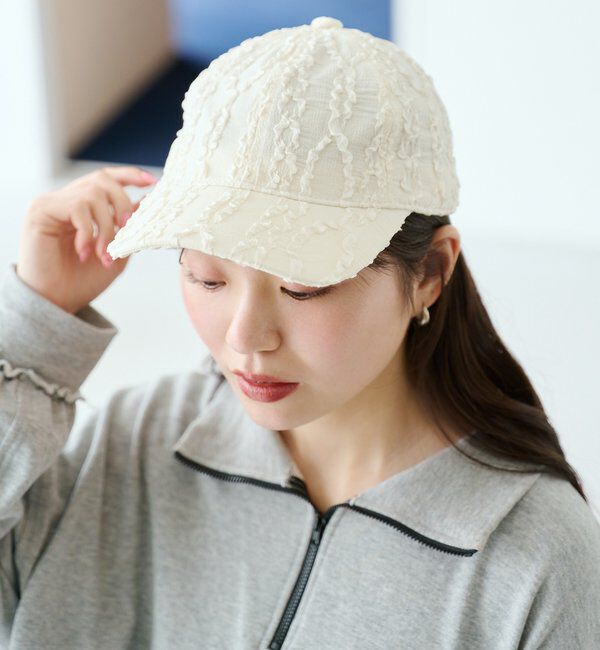  「ランダムフリルキャップ」|ハット|