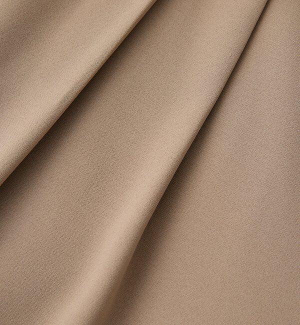  「【ウォッシャブル】【シーズンレスで使える】タックワイドスラックス」|チノ|