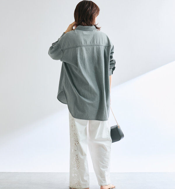  「【名品/リバイバル】【MONN.:.(モン)】Lightビッグデニムシャツ」|シャツ・ブラウス|