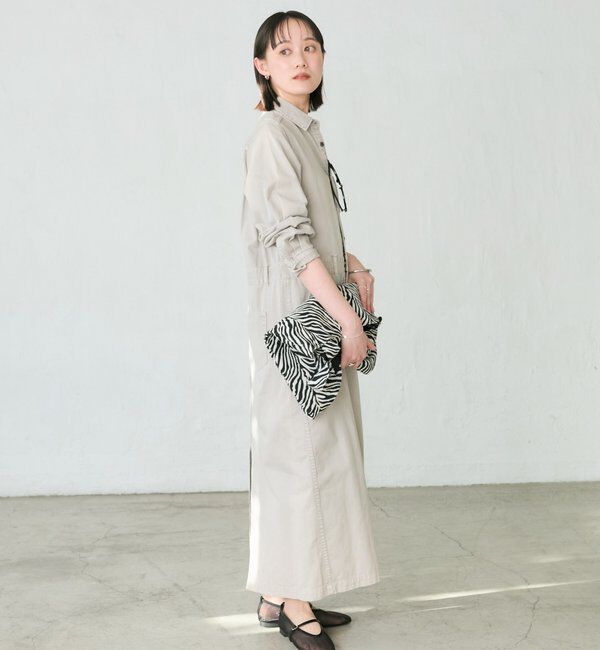  「【MONN&times;Yoshiiiiii】デニムシャツワンピース」|ワンピース|