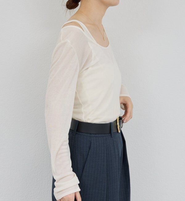  「シアーレイヤードカットソー」|Tシャツ・カットソー|