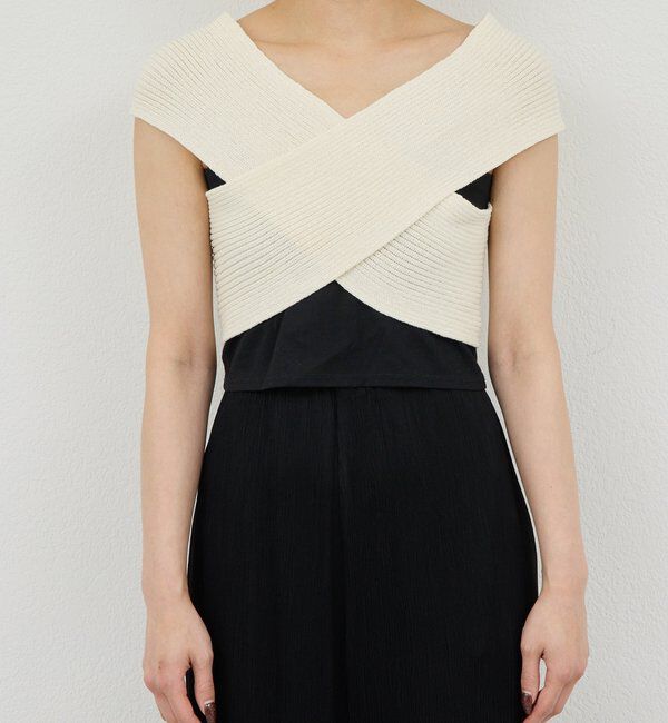  「クロスリブビスチェ」|ニット・セーター|