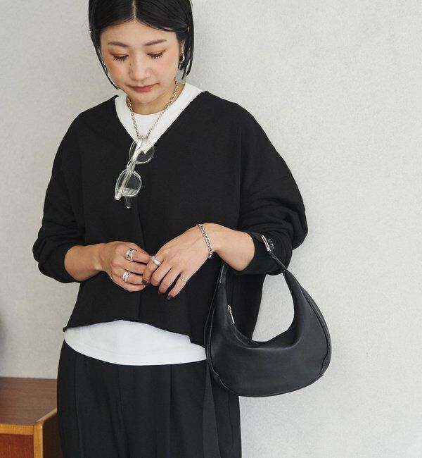  「ソフトレザーラウンドショルダーバッグ」|ショルダー・メッセンジャー|