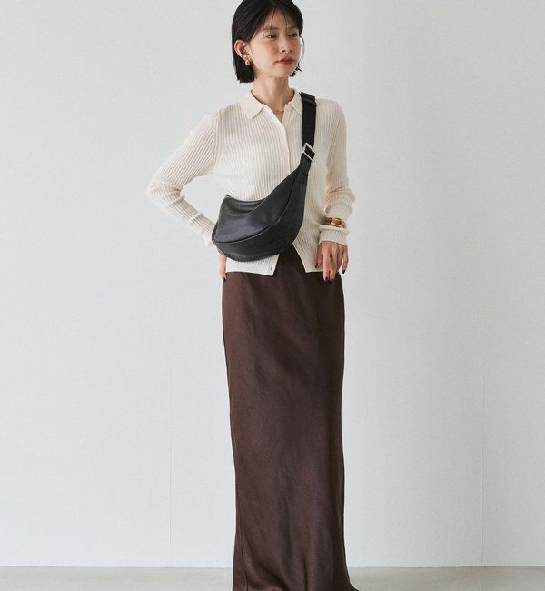  「ソフトレザーラウンドショルダーバッグ」|ショルダー・メッセンジャー|