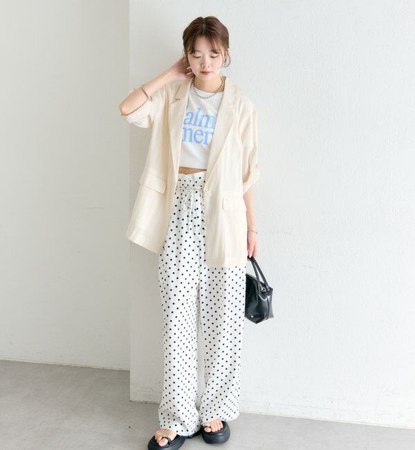  「シアー半袖ジャケット」|その他|