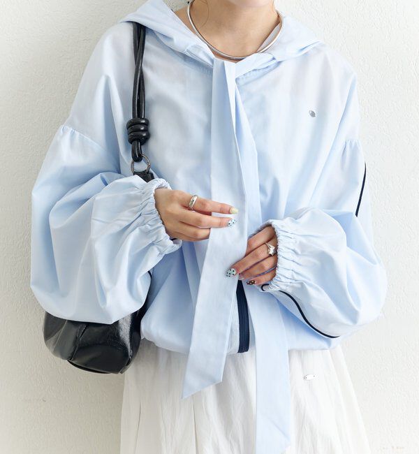  「ボウタイフーディブルゾン」|ブルゾン・スタジャン|