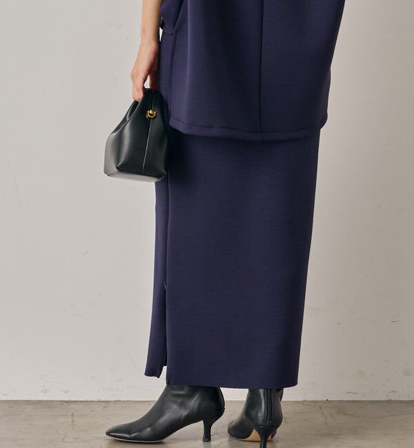  「【Lサイズも登場！】ポンチZIPタイトスカート」|スカート|