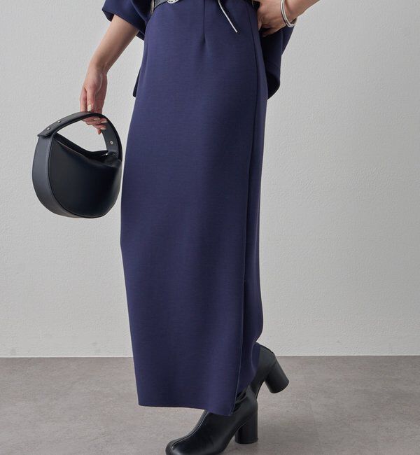  「【Lサイズも登場！】ポンチZIPタイトスカート」|スカート|