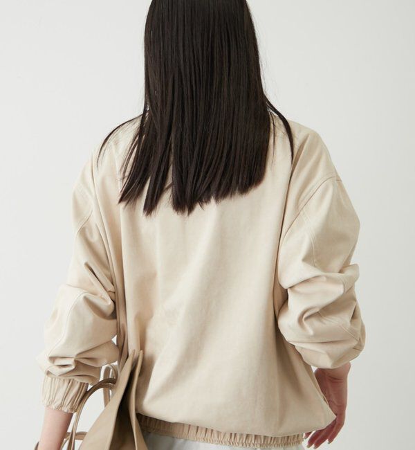  「フェイクスウェードブルゾン」|ブルゾン・スタジャン|