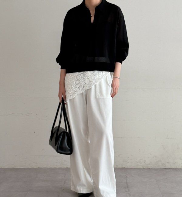  「スキッパーポロニット」|ニット・セーター|