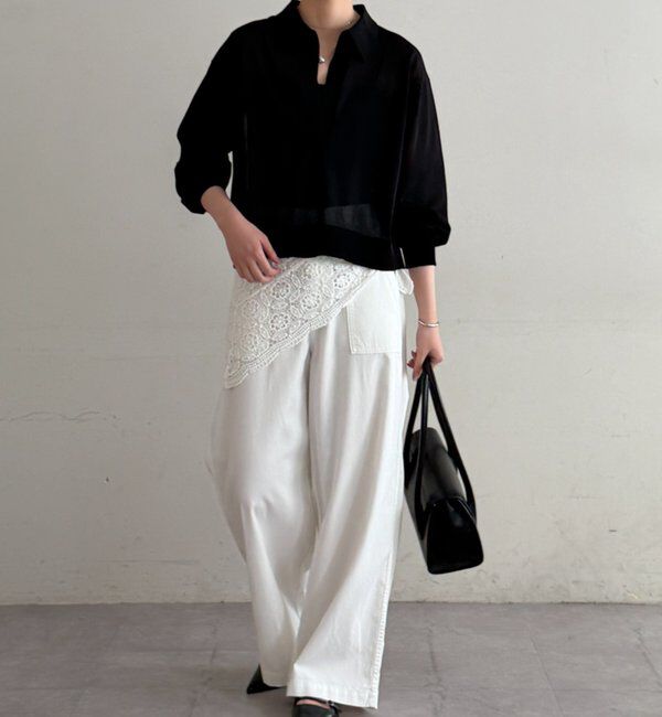  「スキッパーポロニット」|ニット・セーター|