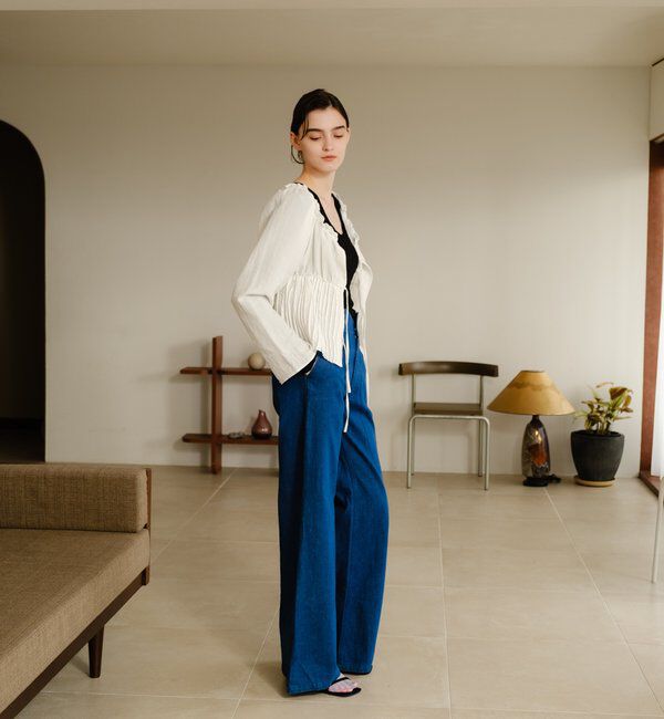  「【Pasterip別注】ハイウエストストレートデニム」|デニム|