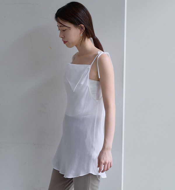  「キュプラドレープキャミ」|シャツ・ブラウス|