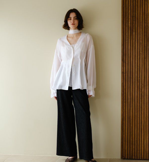  「キュプラタックブラウス」|シャツ・ブラウス|