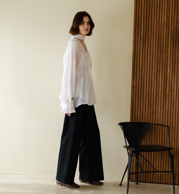  「キュプラタックブラウス」|シャツ・ブラウス|