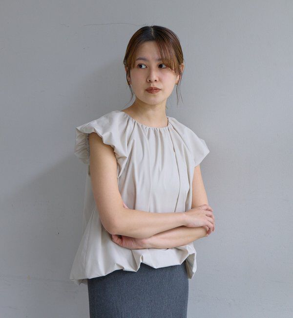  「パフギャザーバルーントップス」|シャツ・ブラウス|