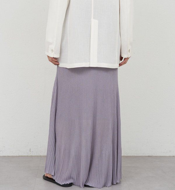  「シアープリーツニットスカート」|スカート|