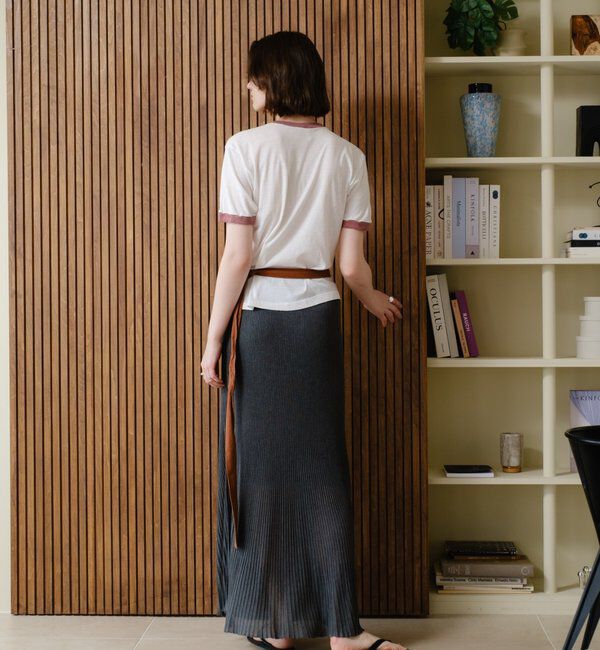 「シアープリーツニットスカート」|スカート|