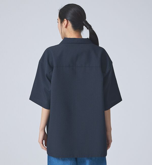 ABAHOUSE「【FORTUNA /フォルトゥナ】ECOTECSeerSuckerOpenCol」|シャツ・ブラウス|