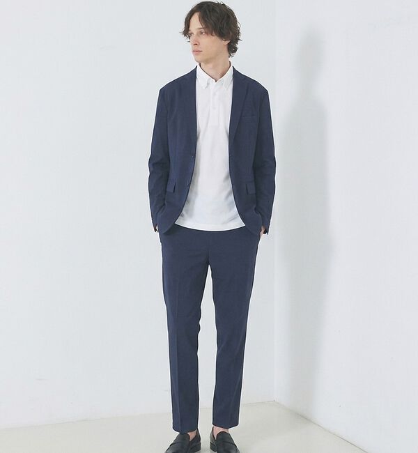 ABAHOUSE「【セットアップ対応】COOL DRY TOUCH イージースラックス /接触冷感」|スラックス|