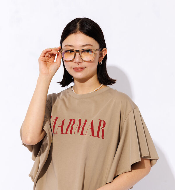 Rouge vif「＜別注＞【MICA&DEAL /マイカアンドディール】ロゴTシャツ / フレアス」|Tシャツ・カットソー|