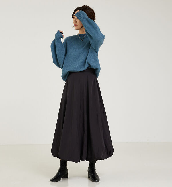 abahouse mavie「ふわふわウール2WAYラメニット」|ニット・セーター|